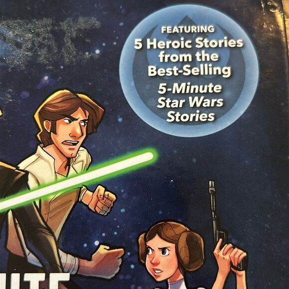 Disney 5-Minute Star⭐️Wars Stories Book 📕4 kid 6 & ⬆️ MaytheForcebewithYou! - Picture 3 of 17